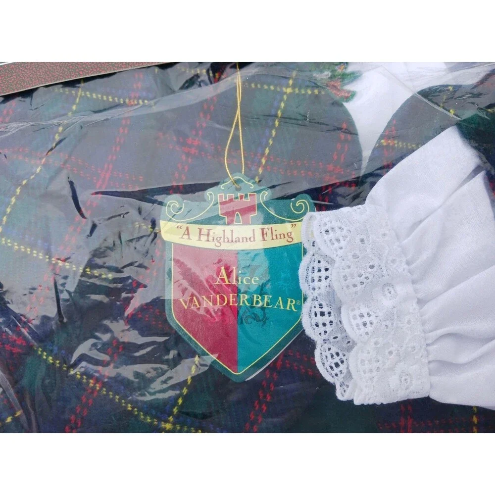 NEW 1993 VanderBear Wear ALICE Clothing Highland Fling Scottish Dance Collection - Picture 4 of 8